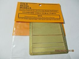 Gold Medal Models # 160-62 Diamond-Pattern Non-Skid Steel Plating N-Scale image 6