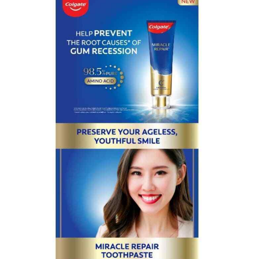 5X Colgate Miracle Repair Gum Revival Toothpaste for Bleeding Gum Plague &Tartar Toothpaste