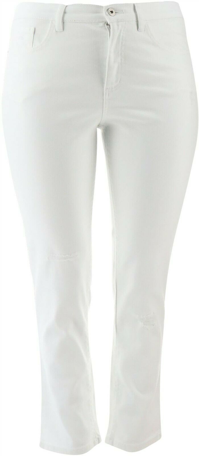 Studio Denim Co Denim Ankle Jeans White 12 NEW A304475