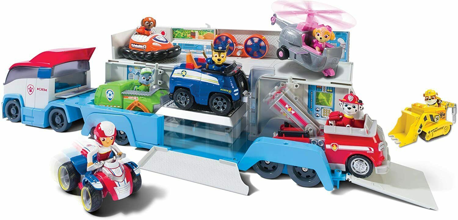 paw patrol rescue transport