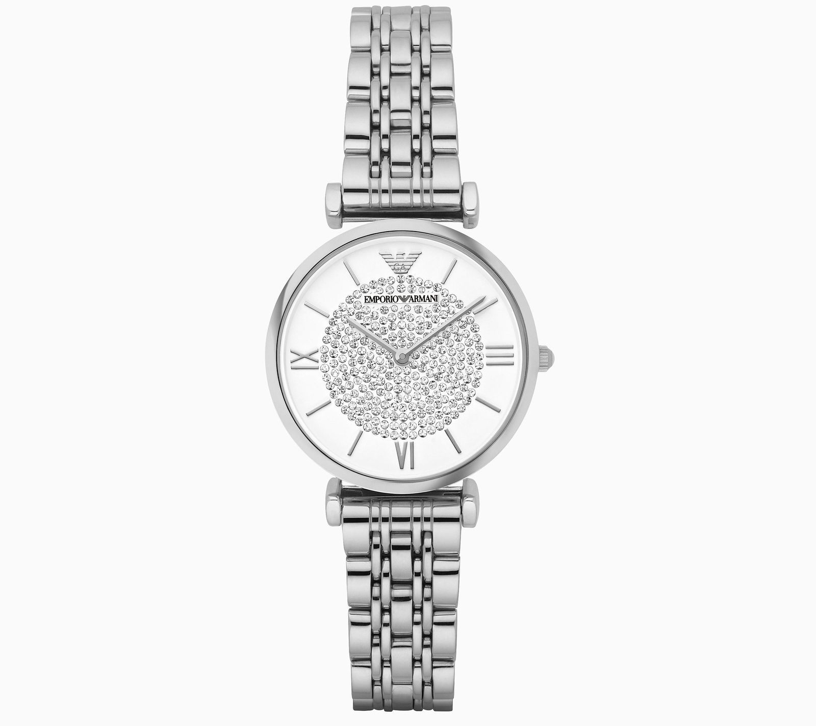 Emporio Armani Classic Stainless Steel Silver Womens Watch AR1925
