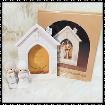 Precious Moments The Lord Bless You And Keep You Picture Frame Vintage 1... - $21.62