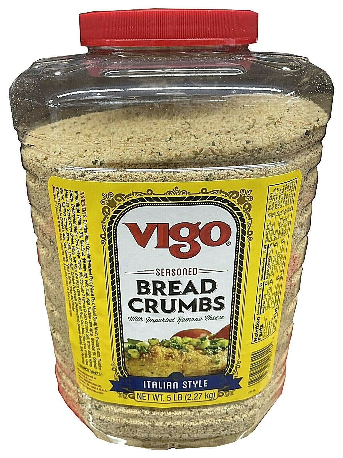 Vigo Seasoned Bread Crumbs with imported Romano Cheese italian style 5