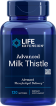 3 PACK Life Extension Advanced Milk Thistle was European 120 gels silymarin image 1