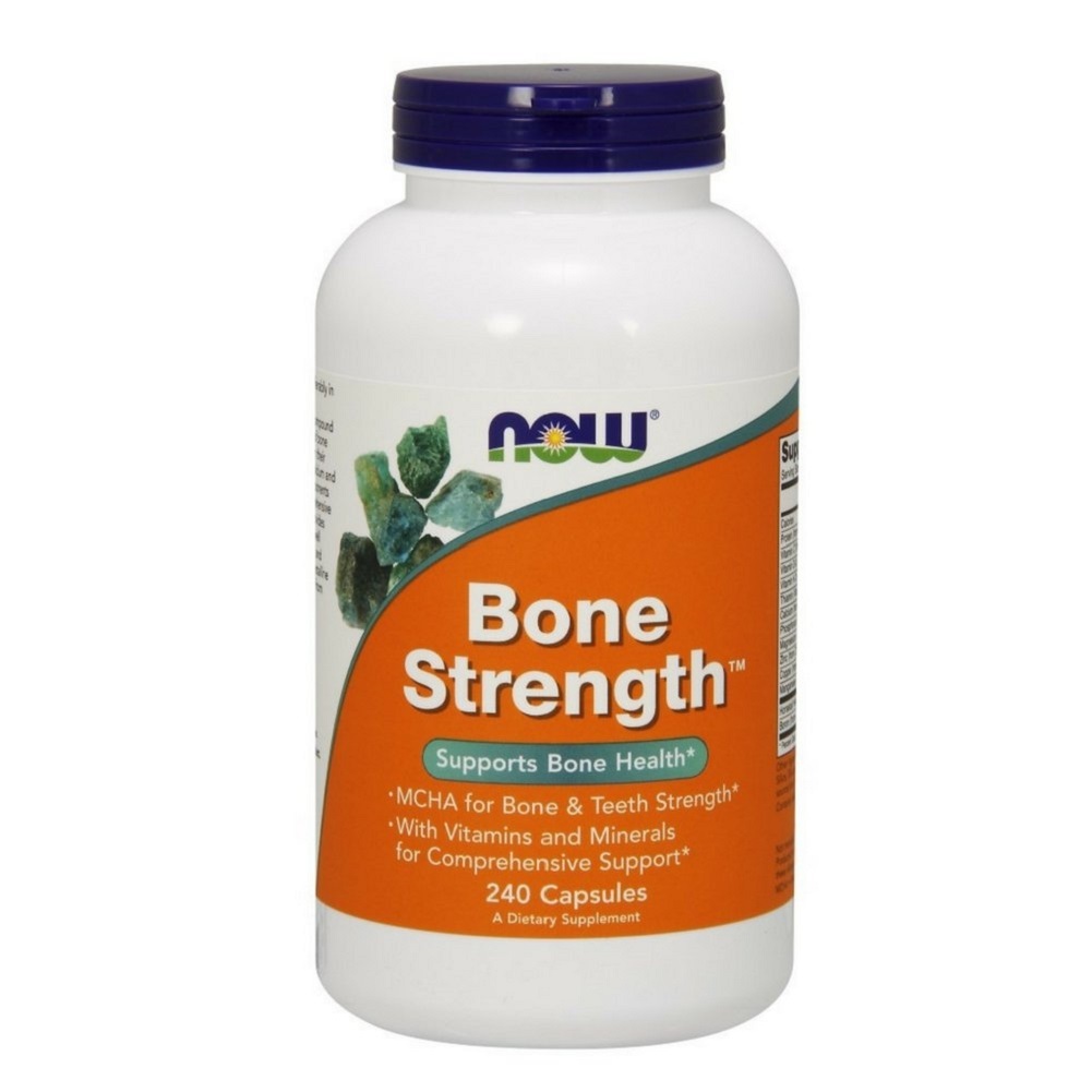 NOW Supplements, Bone Strength with Microcrystalline Hydroxyapatite (MCHA)