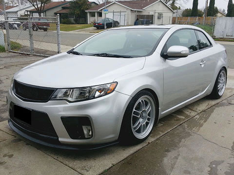 Kia Forte 10-13 2010-2013 Koup Front Bumper Custom Honeycomb Mesh Grill ...