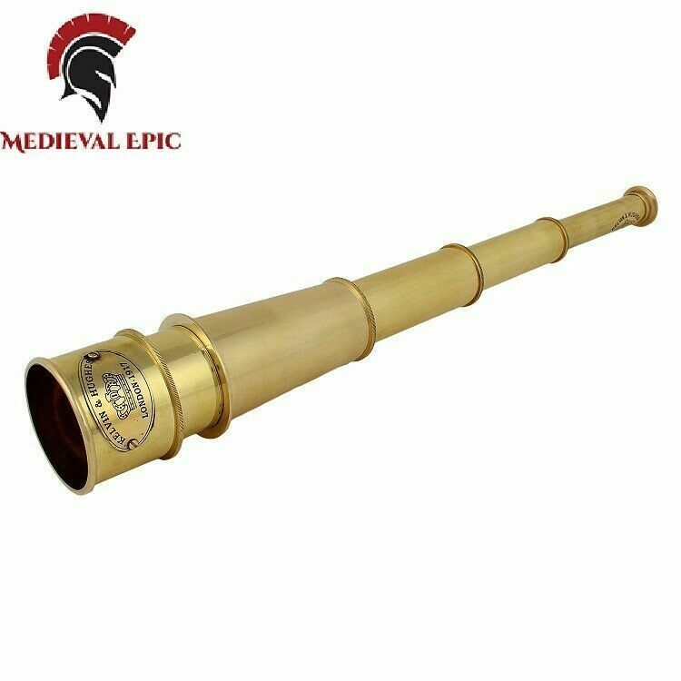 Medieval Victorian Marine old Antique Marine Telescope 18" Brass