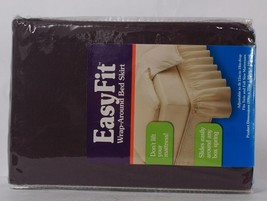 EasyFit Wrap Around Bed Skirt Fits Twin & Full Ruffle Mattress Vintage Violet