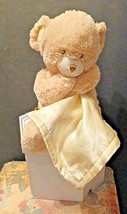 Rare Build A Bear "Hug A Cub" Tan Bear with Blanket Musical - Moves Head 2012 - $36.77