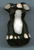 Ceramic Black Pig Bead - $5.00