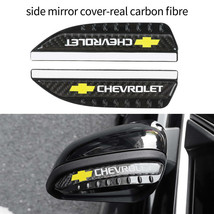 Brand New 2PCS Universal Chevrolet Carbon Fiber Rear View Side Mirror Visor Shad - $15.00