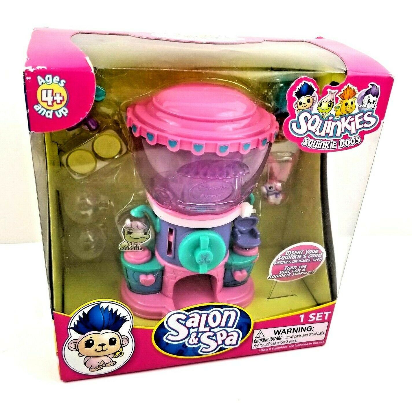 Squinkies Squinkie Doos Salon & Spa Playset Blip Toys 2010 Rare NEW