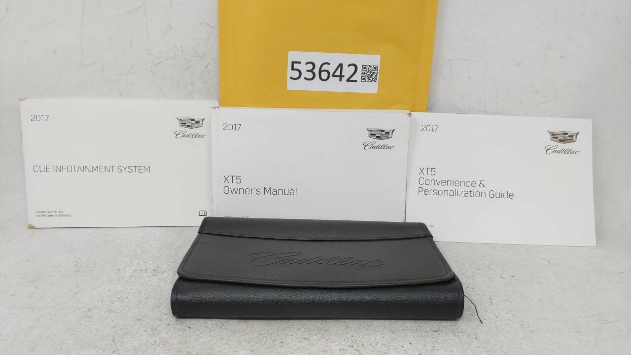 2017 Cadillac Xt5 Owners Manual 53642 Owner & Operator Manuals