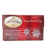 Twinings Gingerbread Joy Tea Black Tea with Ginger &amp; Cinnamon 20 Bags BB... - $9.99