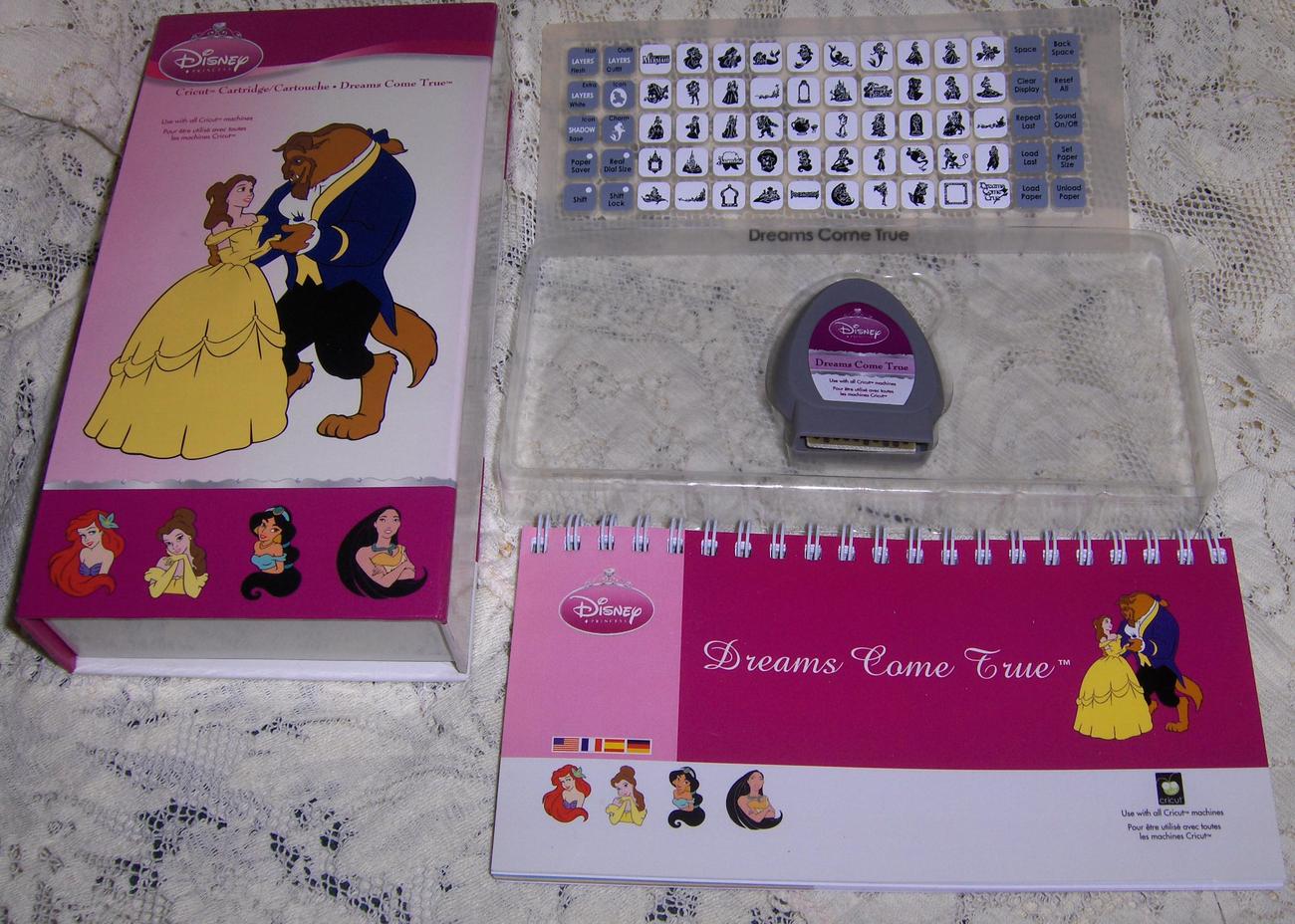 Cricut "Disney Dreams Come True" cartridge Retired HTF Not Linked