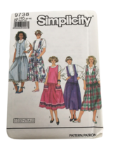 Simplicity Sewing Pattern 9738 Misses Jumpers Dress Modest Casual Sz 6-1... - $5.99