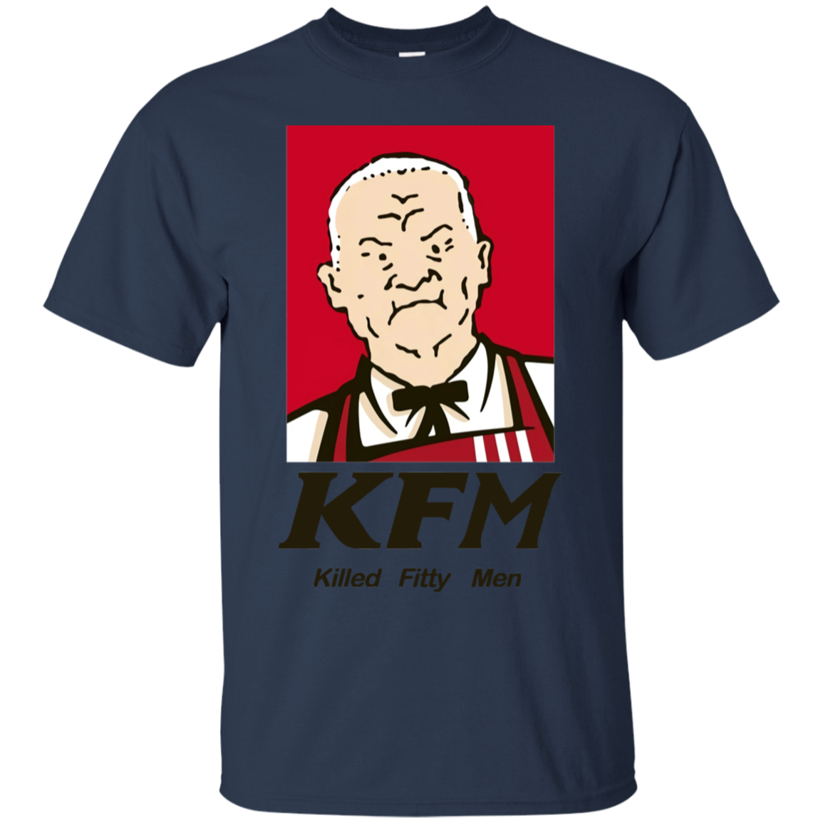 Cotton Hill KFM Killed Fitty Men Navy TShirt Men TShirts, Tank Tops