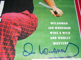 Ian Woosnam Signed Framed 1991 Sports Illustrated Magazine Cover Display image 2
