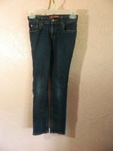 Arizona Jean Co Girls Skinny Jeans Size 14 Slim 5 Pocket Adjustable Waistband - $5.69