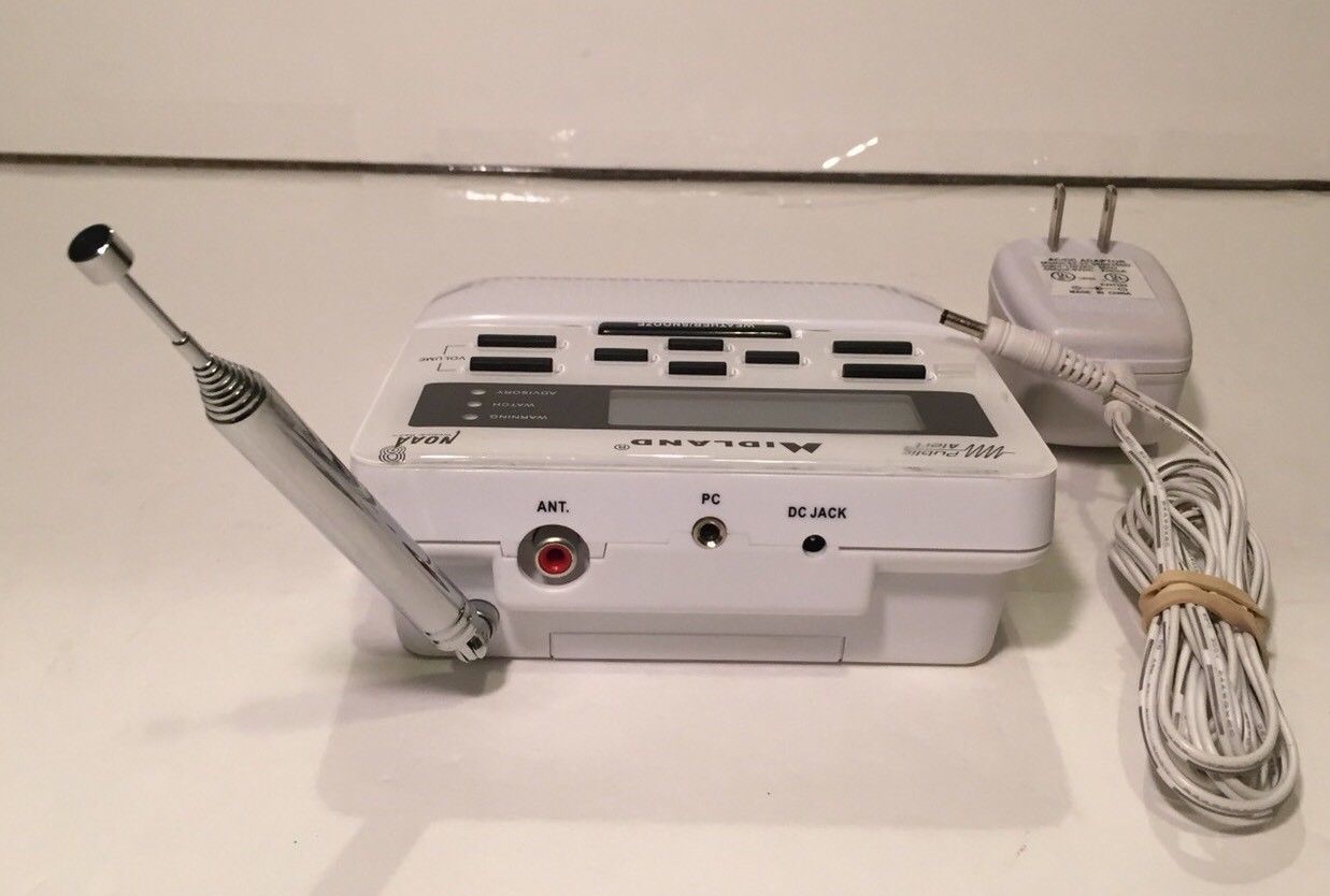 Midland WR100 Public Alert All Hazards Weather Radio NOAA Digital