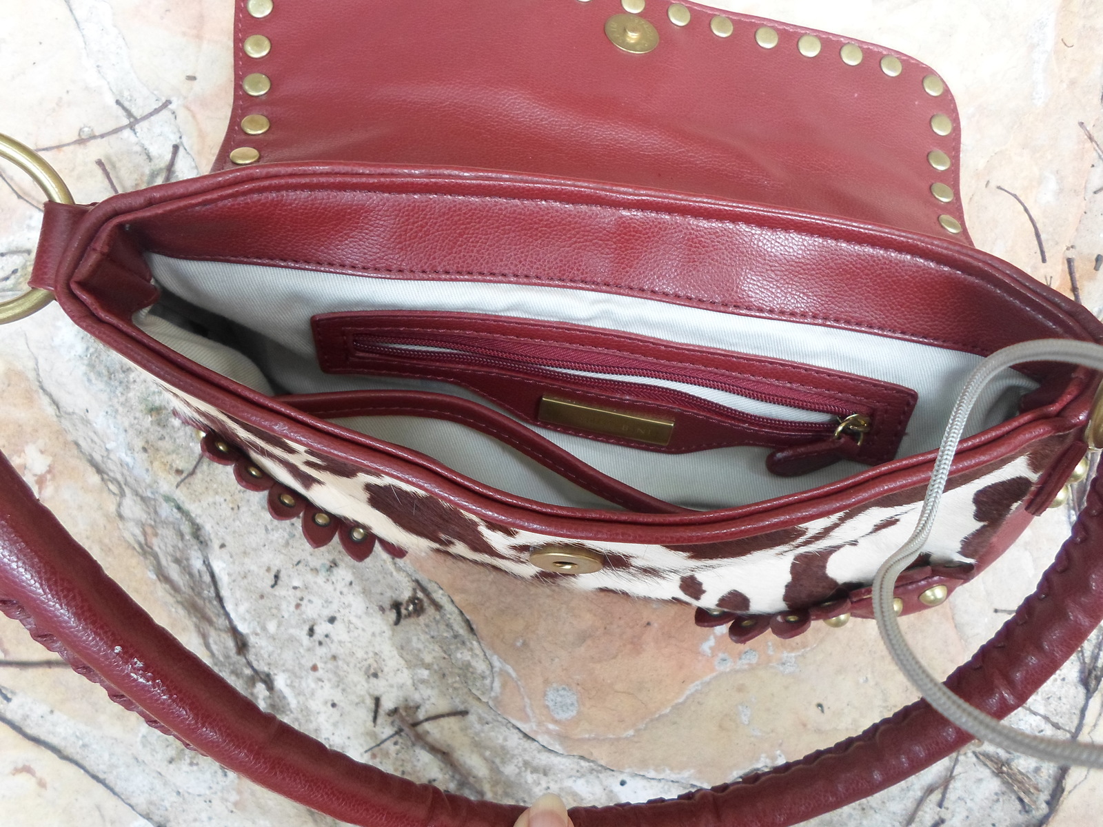 gianni bini red purse