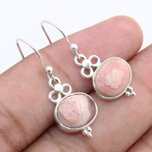 Kanika Jewelry Trove Pink Rhodochrosite 925 Sterling Silver Dangle Earrings - $19.99