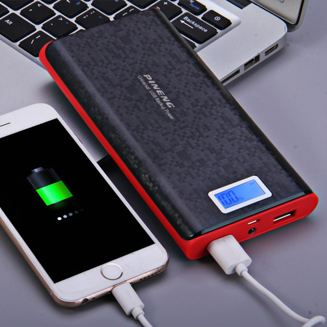 External Battery Charger Portable Mobile Power Bank with Flashlight for