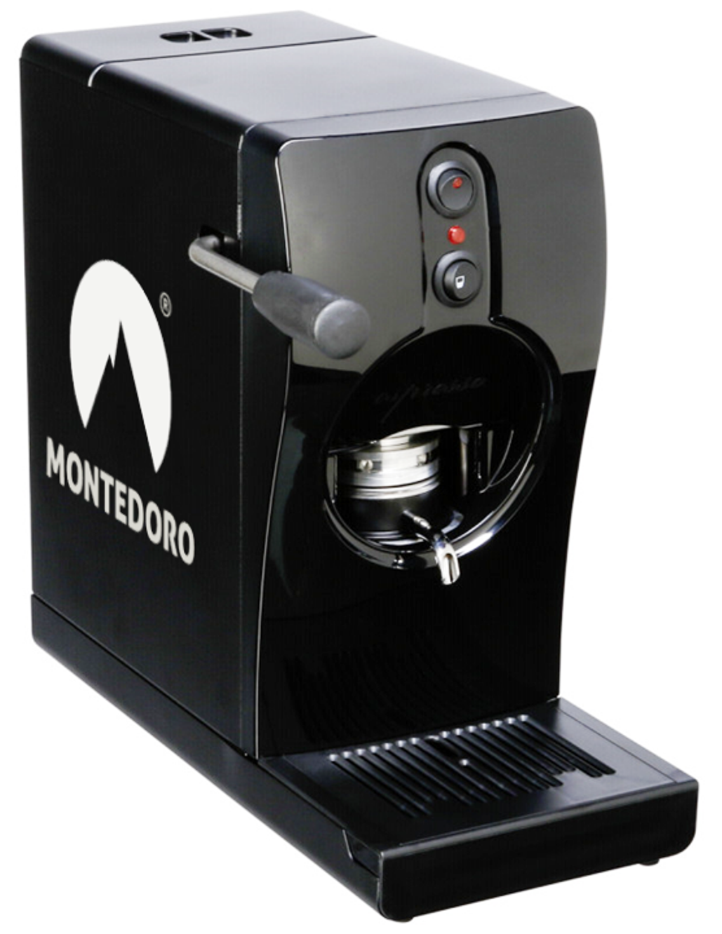 New Montedoro Luxe Back Espresso ESE Pods Machine. Made in italy