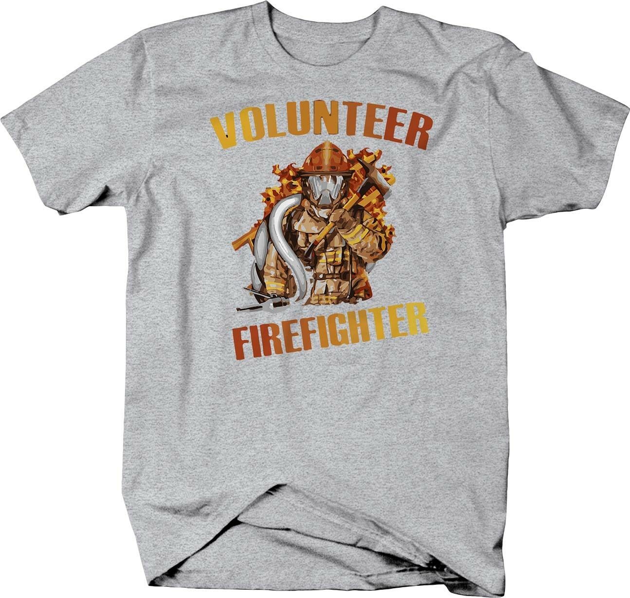 Volunteer Firefighter Fire Department T-shirt - T-Shirts, Tank Tops