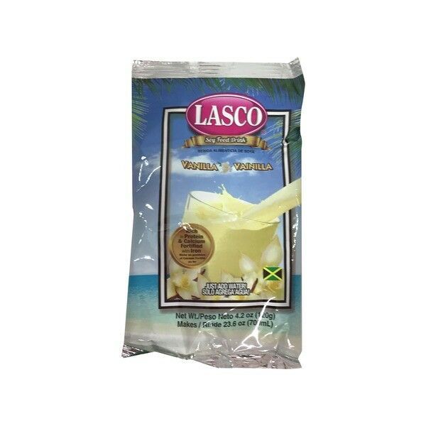 12 Pack of Lasco Soy Food Drink Vanilla Flavor Drink Mixes