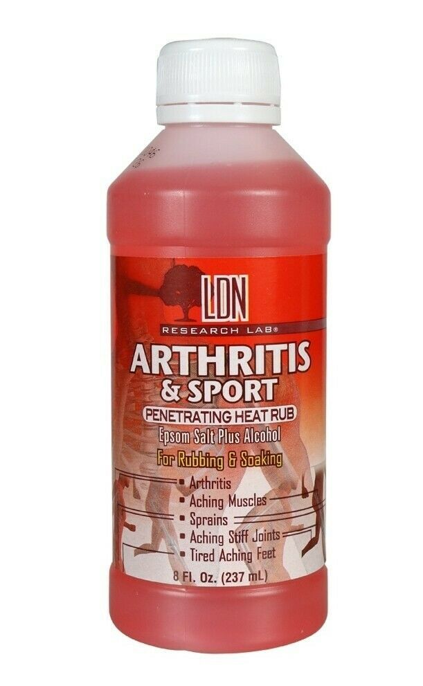 LDN Research Lab Arthritis & Sport Heat Rub Epsom Salt Plus