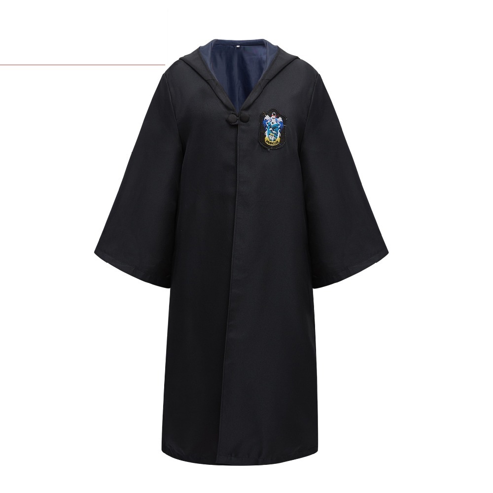 Harry Potter Ravenclaw Cosplay Robe Cloak Clothes Quidditch Costume ...