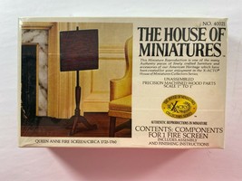 Sealed Xacto House of Miniatures Dollhouse Kit Queen Anne Fire Screen 40021 - $12.86