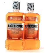 2 Listerine Ultra Clean Fresh Citrus 3X Longer Lasting Mouthwash 1.0 L E... - $49.49