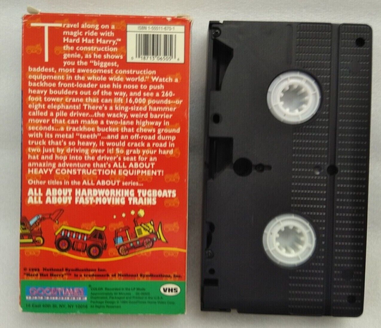 VHS All About Heavy Construction Equipment and 21 similar items