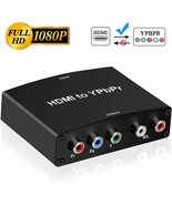 NEWCARE Component 5RCA RGB to HDMI Converter Adapter - $9.79