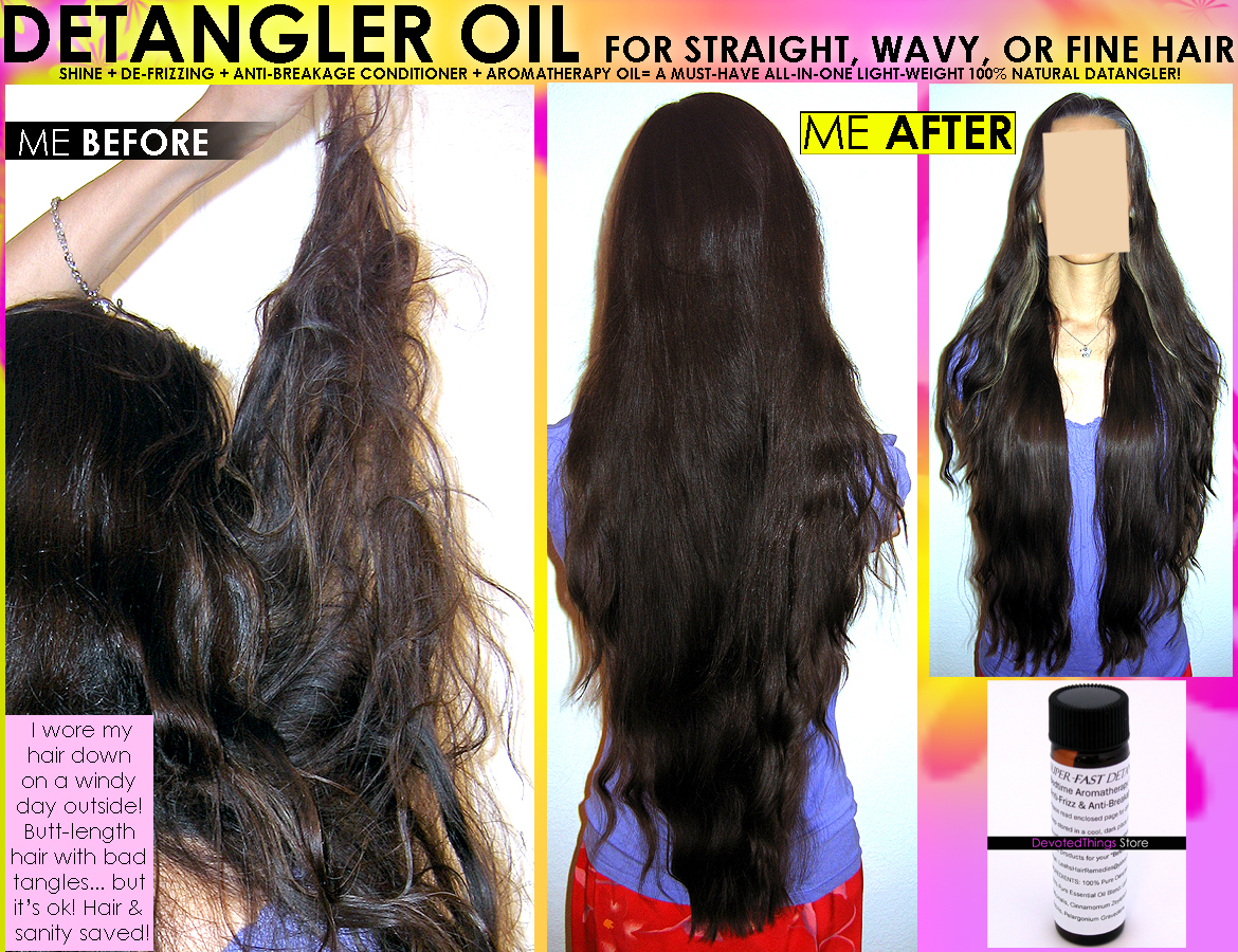 Natural Chemical Free Hair Detangler Oil For And 50 Similar Items