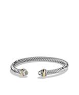 David Yurman Cable Classic Bracelet with Prasiolite and  14K Gold, 5mm - $425.00