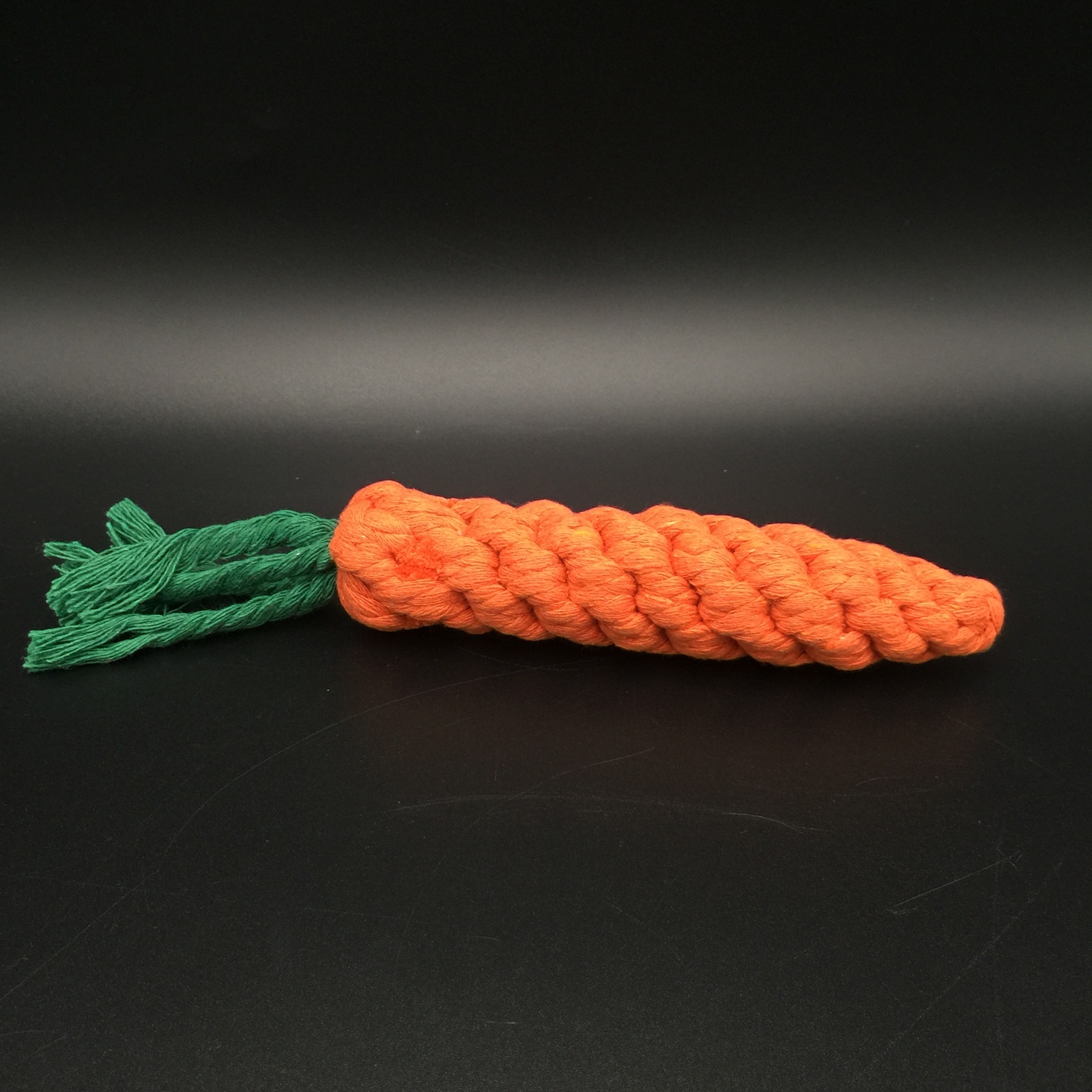LADISO Puppy Chew Toys Carrot 2 Pack Durable Braided Rope Dog Toy Teeth