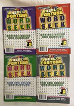 Lot (4) Penny Press Wheel Of Fortune Word Search Puzzles Books 146-149 2021 - $18.95