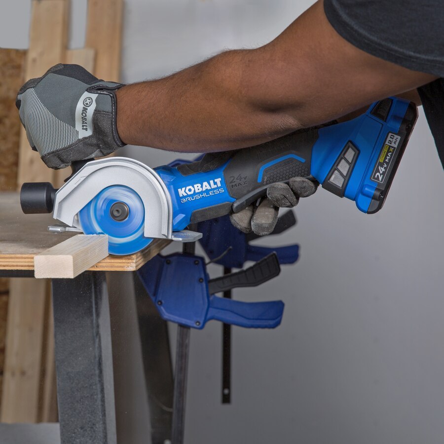 Kobalt 24volt Max 4in Brushless Cordless Circular Saw with Aluminum