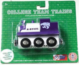 1 Officially Licensed College Team Trains K State Wildcat Compatible Wood Trains
