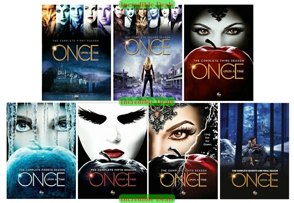 Once Upon A Time Complete Series Season 1 2 3 4 5 6 7 DVD Collection ...