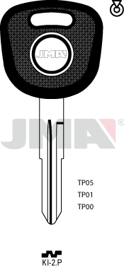 Image of TP00KI-2P/ KIA Auto Key/Tranponder/ Original Empty Shells