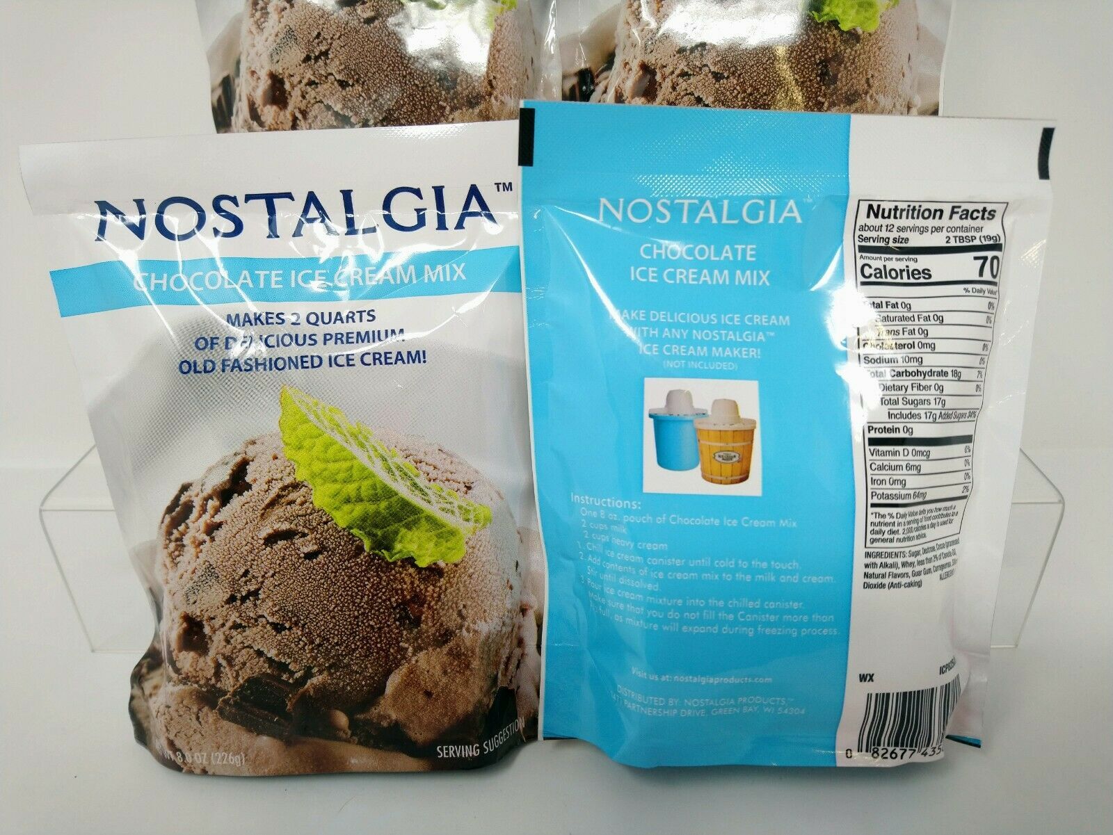 nostalgia ice cream mix directions