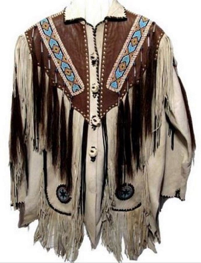 Western Wear Womens Custer Genuine Black Suede Jacket With Fringes Beads