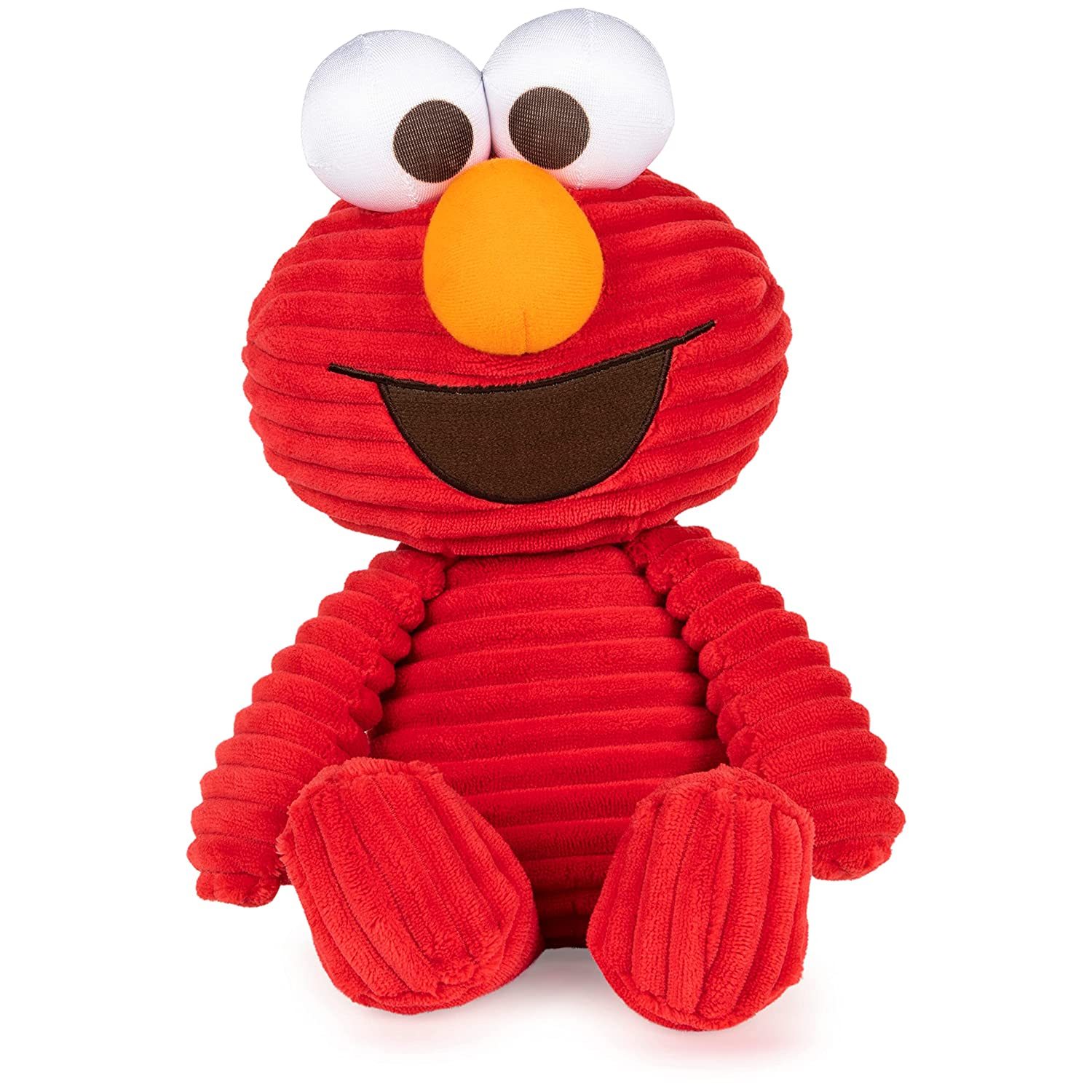 GUND Sesame Street Cuddly Corduroy Elmo Plush Stuffed Animal, Red, 13