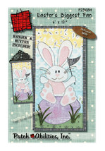 Patch Abilities Easters Biggest Fan Pattern with Button and Hanger P236BH - $34.95