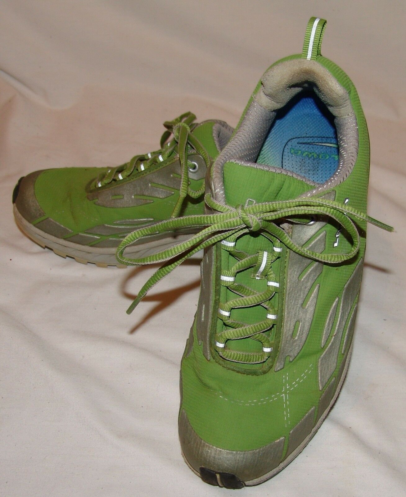 Lowa Lime Green Gray Sneakers Athletic Shoes Womens 7.5 Trail Running ...