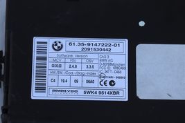 09 BMW X6 E71 xDrive35 N54 ECU ECM DME CAS3 Ignition Switch Fob SET 7-593-493 image 3